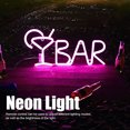 thumbnail image 4 of Shop Signs LED Light, Led Signs Shop Signs Neon Light  For Bar Decor For Party Bar Home Decor Pink, 4 of 8