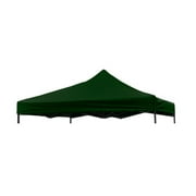 9.6' x 9.6' Square Replacement Canopy Gazebo Top Assorted Colors By Trademark Innovations, Green