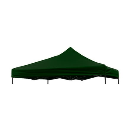 9.6' x 9.6' Square Replacement Canopy Gazebo Top Assorted Colors By Trademark Innovations, Green