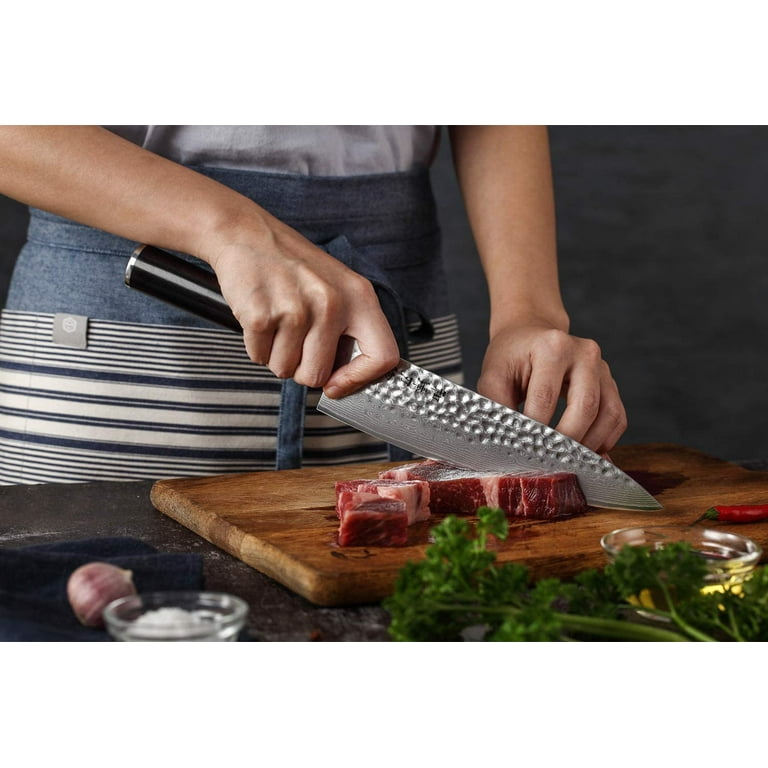 HEZHEN Retro Series 3PC Knife Set 110 Layer Damascus Steel Chef Knives  Nakiri Utility Cook Tools Slicing Kiritsuke Wooden Box