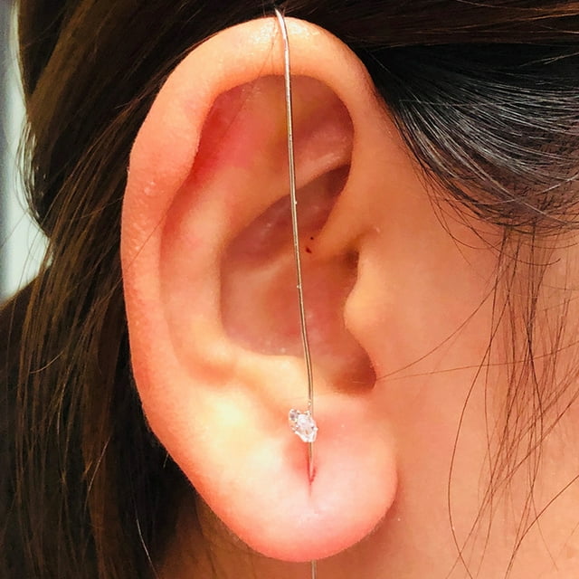 Ear Crawler Hook Earring Creative Ear Wrap Climber Earring Ear Cuff for Women