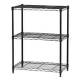 thumbnail image 6 of IRIS USA 3 Tier Wire Storage Shelving, Shelves for Storage, Black, 6 of 6
