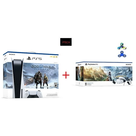 2023 Sony PlayStation_PS5 Gaming Console (Disc Version) with_God of War Ragnarok + Playstation VR 2 Horizon: Call Of The Mountain bundle