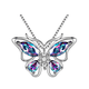 thumbnail image 1 of Xtellar Collar De Plata 925 Mariposa Con Amatista Para Mujer Color Rainbow Butterfly, 1 of 1