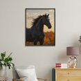 thumbnail image 4 of Paint By Numbers Kit for Adults Beginner - DIY Majestic Black Horse Sunset Canvas Painting Kits for Adults, Frameless Paint By Number for Adults for Home Wall Decor 16x20 Inch, 4 of 7