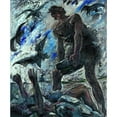 thumbnail image 3 of Lovis Corinth 20x23 Black Modern Framed Museum Art Print Titled - Cain (1917), 3 of 5