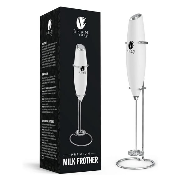 Milk Frother Bean Envy portátil eléctrico para café blanco