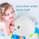 thumbnail image 1 of Encendiendo Juguete de agua rociador de baño de ballena con rociador de agua de inducción eléctrica para niños pequeños, 1 of 4
