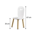 thumbnail image 2 of Silla Infantil Moderna De Madera - Duduk, 2 of 3