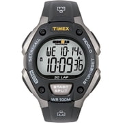 TIMEX Mens IRONMAN Classic 30 Black/Gray 38mm Sport Watch, Resin Strap