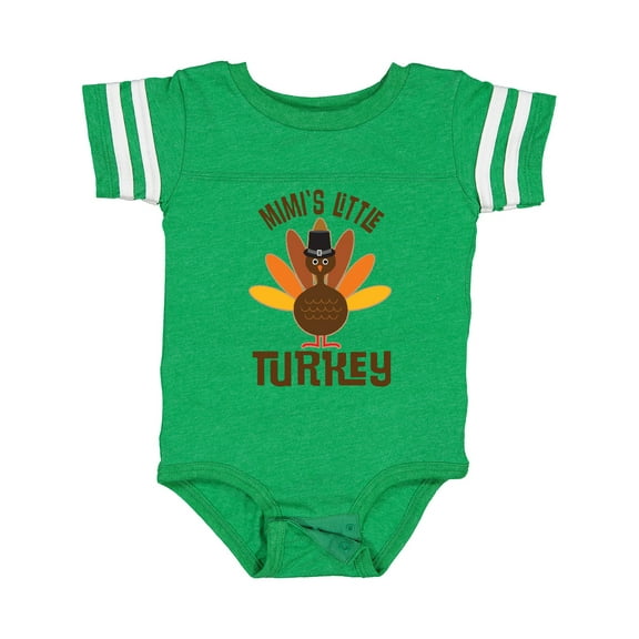 Inktastic Thanksgiving Mimi Little Turkey Boys or Girls Baby Bodysuit
