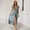 02-Blue, variant on Women's Boho Floral Wrap Maxi Dress, V Neck Ruffle Sleeve Split Long Dress, Tie Waist Casual Vacation Beach Party Dress for Women 02-Blue XXL