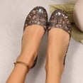 thumbnail image 7 of Ticikt Women's Jelly Sandals Ballet Shoes On Flats Hollow Out Loafers, 7 of 7