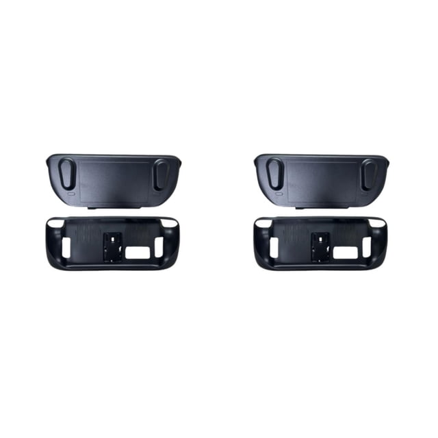 Cateissary Funda protectora Carcasa de protección Accesorios para juegos Estructura estable Cubierta de TPU Protector de mainframe Cubiertas Negro 2Conjunto