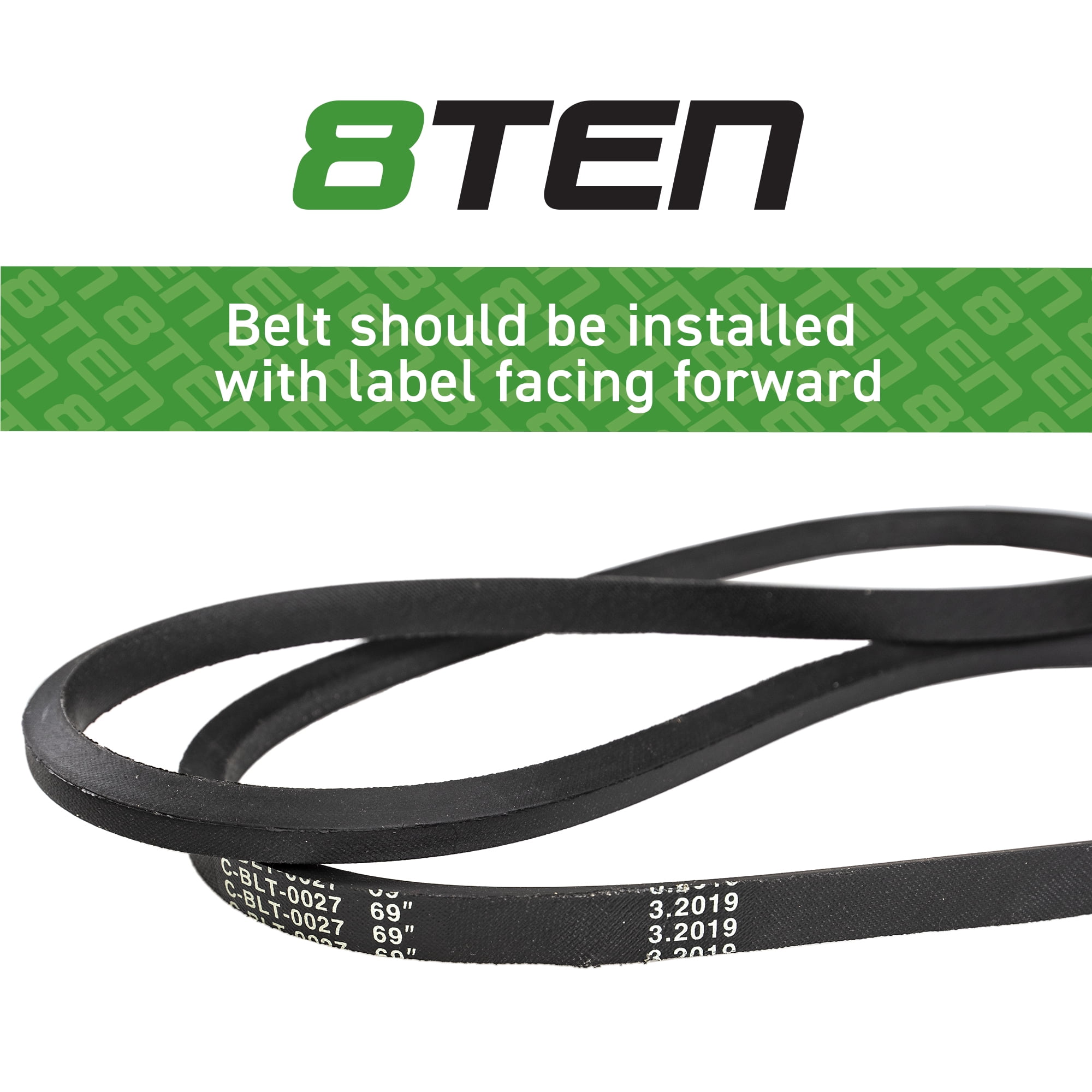 8ten Deck Belt For Mtd 754 0145 754 0145a 954 0145 954 0145a 38 Inch 810 Cbl2249t