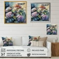 thumbnail image 4 of DESIGN ART Designart "Purple Green Hydreangea Ii" Floral Hydrangea Wall Art Prints 30 in. wide x 30 in. high, 4 of 5