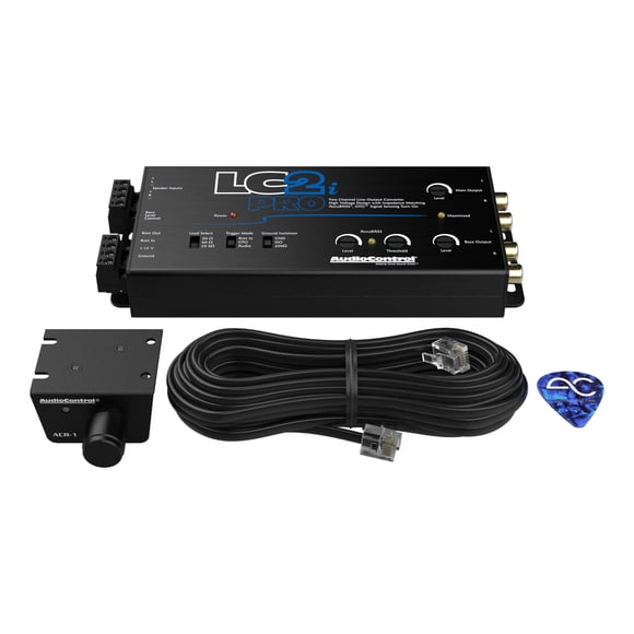 Convertidor de salida de línea AudioControl LC2i PRO con cargador inalámbrico