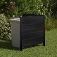 thumbnail image 2 of Gymax 48'' L x 46'' H Air Conditioner Fence Outdoor Privacy Fence Screen 5 Ground Stakes, 2 of 10