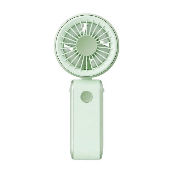 Portable Turbo Fan, Handheld Fan with Strong Airflow, Foldable 4 in 1 Personal Fan for Neck, Desk & Travel, USB-C Rechargeable, Lightweight for Summer, Concerts & Outdoor Use(Green)