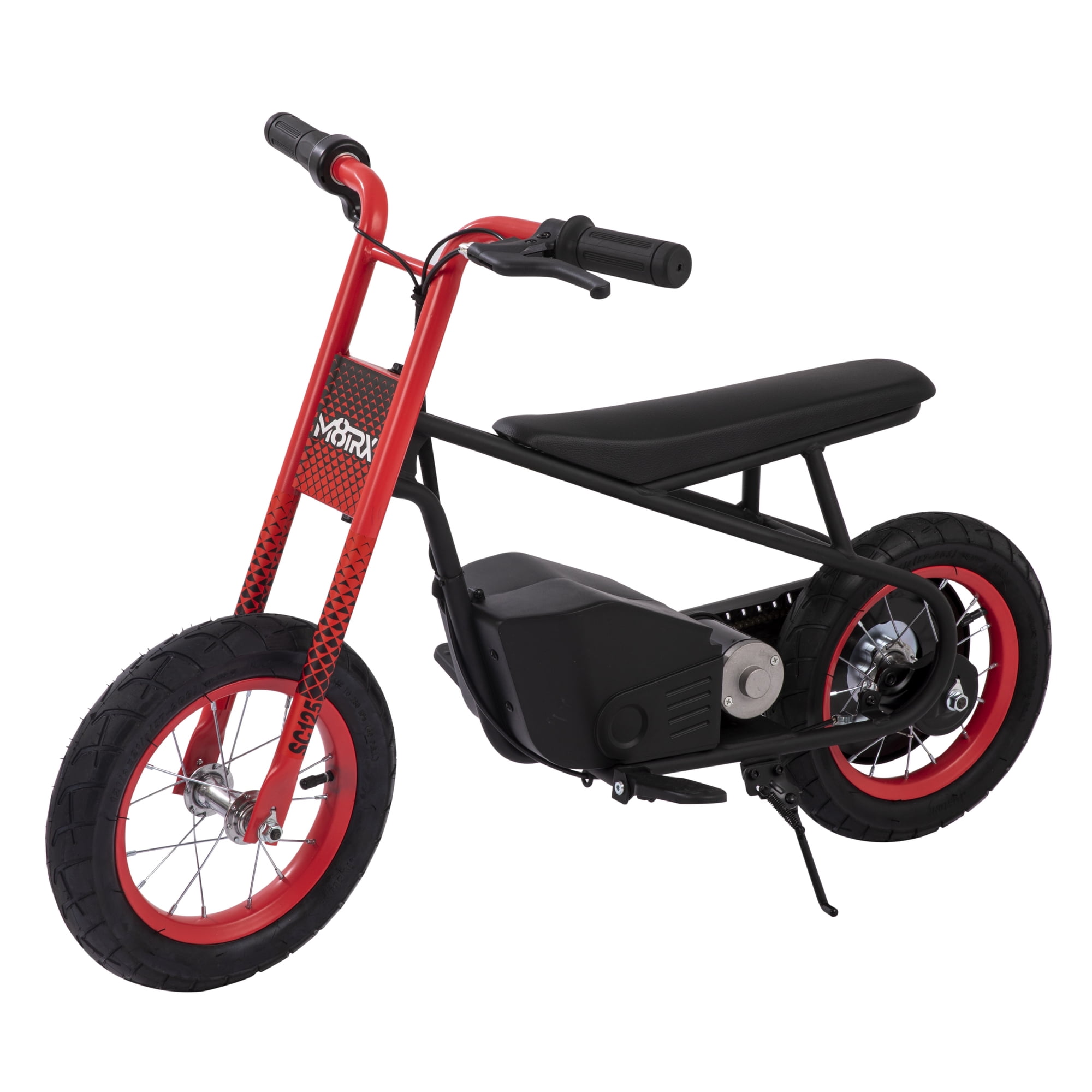 M8TRX Sports Electric Kids Street Cruiser Ride On Bike, Red, 8 MPH