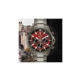 thumbnail image 4 of Bulova Marine Star Chronograph Quartz Red Dial Men's Watch 98B350, 4 of 6