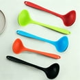 thumbnail image 7 of 2 Pcs Silicone Soup Ladle, Premium Silicone Cooking Ladle, Silicone Heat Serving Spoon Basting Spoon for Kitchen Use 8.26", 7 of 7