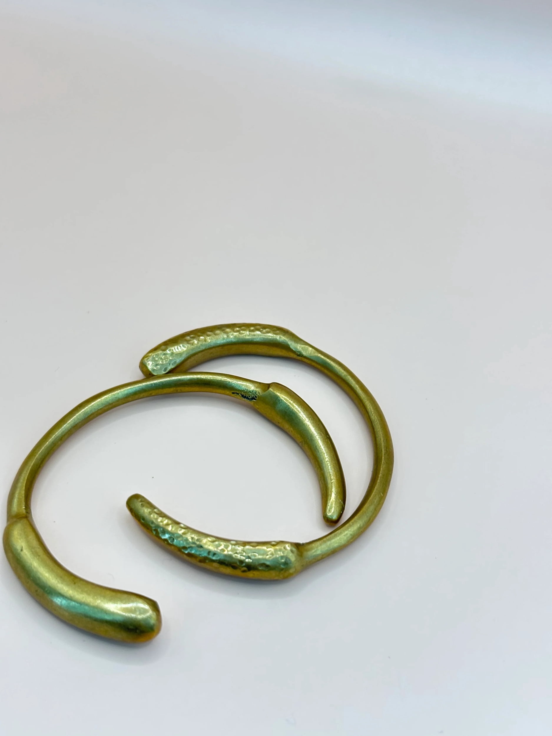 ZXB Brass Bracelet - Bracelet Bangles for Men - Cool Cuff Arm Vintage Aesthetic Jewelry Gift