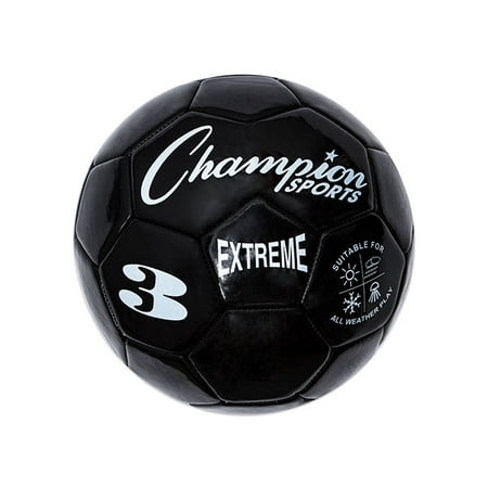Extreme Soccer ball, Size3, Black (The Best Soccer Balls For Sale)