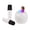 White, variant on NFTIGB Mini Portable BT Karaoke Machine Wireless Microphone & Speaker Set, Dual Mic Gifts for Birthday Party Home KTV Disco LED Lights (16.0 cm / 6.30 inches) - Black