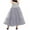 #0079-Gray, variant on Women's Ankle Length Petticoats Long Plus Size Wedding Slips Crinoline Underskirt for Prom Evening Wedding Dress