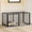 48" Black, variant on Leumius 48" Dog Cage, Dog Kennel for Medium Dogs Puppy Dog Playpen with Top, Pet Cage for Indoor Black
