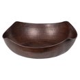 thumbnail image 4 of Eden Bath EB-C011AD Arched Edges Copper Vessel Sink- Antique Dark Copper, 4 of 5