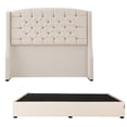 thumbnail image 1 of Base de Cama King Size Dicasa Cabecera Sitka Beige, 1 of 8