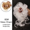 thumbnail image 2 of Messy Curly Bun Hair Piece Scrunchie Tousled Updo Elastic Band Hair Extension Hair Pieces, 2 of 7