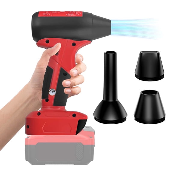 Jet Blower for Craftsman 20V Lithium Battery, Jet Mi Ni Fan 130000 RPM Wind Speed 4-Speed, Super Jet Fan Blower for Drying, Cleaning (Battery not Included)