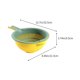 thumbnail image 3 of Cesta de doble drenaje, cesta para almacenar frutas y verduras, gran capacidad, plástico resistente, fácil de limpiar, para la cocina, para cocinas pequeñas, plegable, diseño de 2 niveles,, 3 of 6