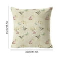 thumbnail image 3 of 1 PC Throw Pillow Cover for Couch Butterflies Bed Sofa Pillow Case Decorative Square Cushion Cover for Home Decor, 17.7"X17.7", 3 of 6