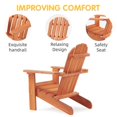 thumbnail image 5 of Kids Outdoor Wooden Adirondack Chair for Patio/Garden/Backyard/Pool, 5 of 5