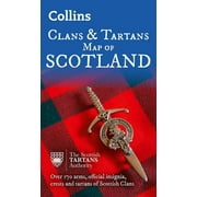 Collins Clans and Tartans Map of Scotland : Over 170 Arms, Official Insignia, Crests and Tartans of Scottish Clans (Sheet map, folded)