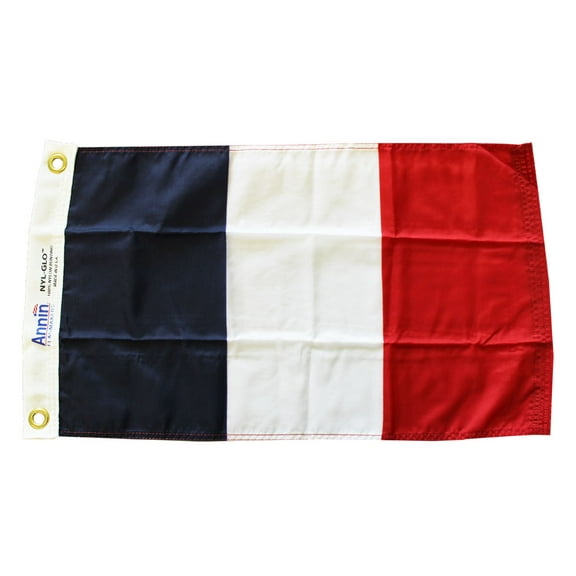 France 12"X18" Nylon Flag
