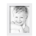 thumbnail image 2 of ArtToFrames 6" x 8" Contemporary White Picture Frame, 6x8 inch White Wood Poster Frame (WOM-4731),  Pack, 2 of 7