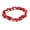 Red Coral, variant on Natural Gemstone Chip Beads Stretchy Bracelet Reiki Chakra Fashion Jewelry-Red Stone