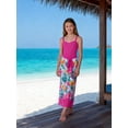 thumbnail image 3 of Teen Girls One Piece Swimsuit with Cover Up Sarong Skirt Bathing Suit Beach Swimwear for 10-16 Years, 3 of 8