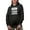 Black, variant on I'm a Proud Mom of a Freaking Awesome Daughter - From Daughter for Mother, Black Hooded Sweatshirt or Hoodie, Large