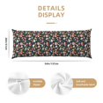 thumbnail image 3 of KLL Ultra Soft Microfiber Body Pillow Cover/Pillowcases 20"x54" with Hidden Zipper Closure-Autumn Fox Owl, 3 of 8