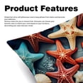 thumbnail image 2 of Starfish Elegant Velvet Bed Pillow Covers Set - Decorative Pillows with Unique Patterns, Chair Pillow Covers - 16x16, 18x18, 20x20 inches for Any Occasion - Set of 2 Items, 2 of 6