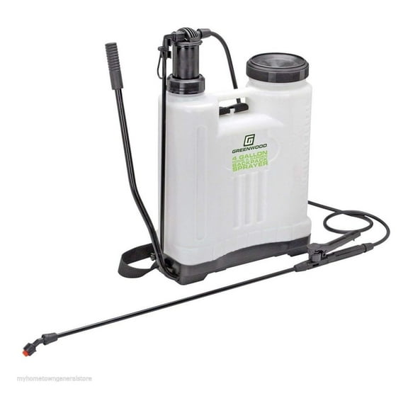 Greenwood 4 Gallon Backpack Sprayer with 4 Nozzles for Different Applications