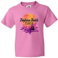thumbnail image 3 of Inktastic Daytona Beach Florida Sunset Youth T-Shirt, 3 of 5