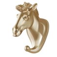 thumbnail image 1 of CSChome Animal Head Shape Wall Mounted Punch Free Non Slip Hook Multi Purpose Clothes Hat Towel and Key Hanger, 1 of 7
