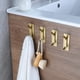 thumbnail image 4 of Towel Hooks/adhesive Hooks - Brushed Gold Wall Hooks For Hanging Coat. Hat, 4 of 5